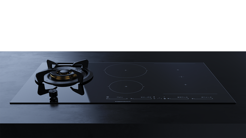 Газовая варочная панель с индукцией Kuppersbusch KIG 9850.0 SR-E5