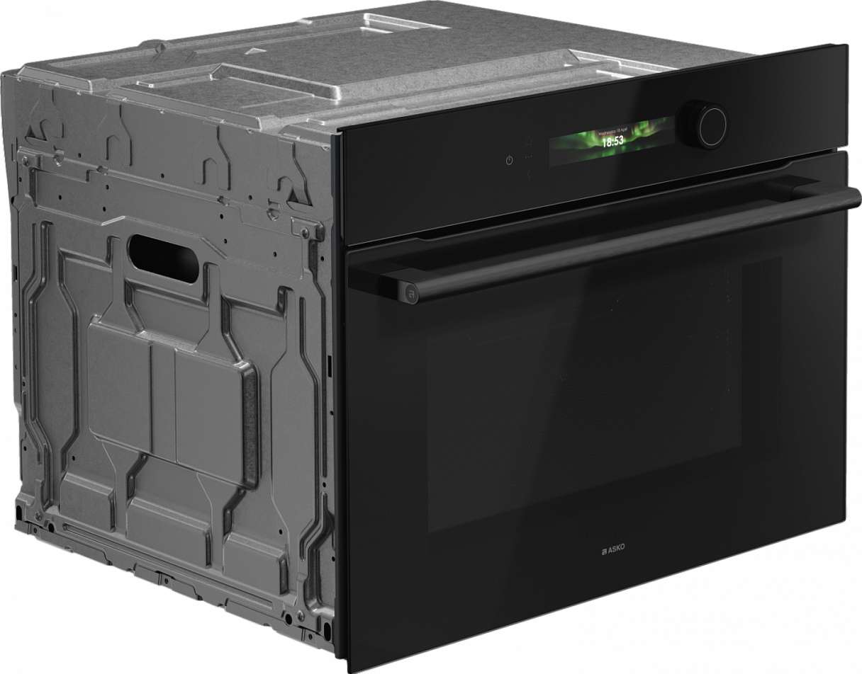 Компактный духовой шкаф с функцией СВЧ Asko OCM54BGH