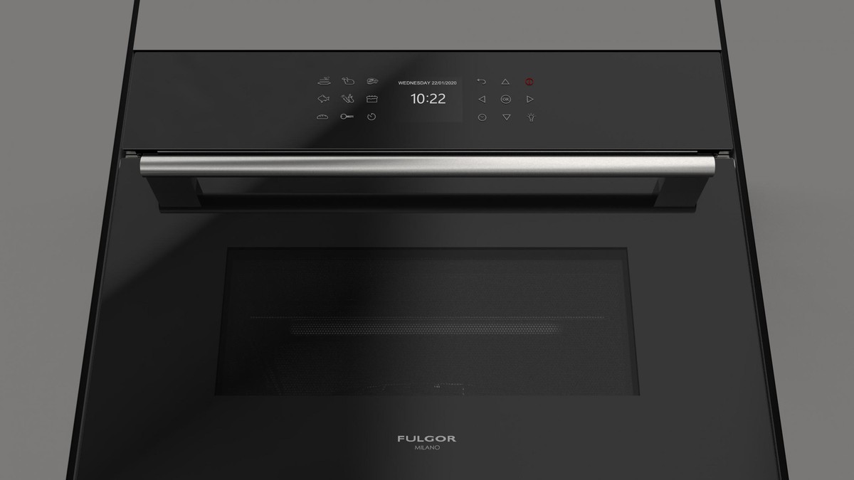 Компактный духовой шкаф с функцией СВЧ Fulgor Milano FCMO 4510 TEM BK