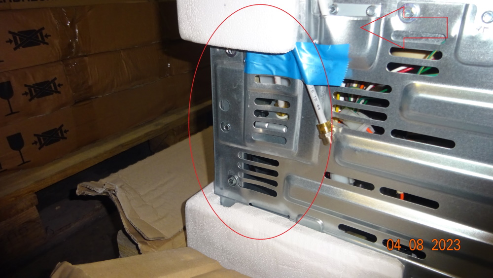 Отдельностоящий холодильник Side-by-Side Kuppersbusch KEI 9750-0-2 T сталь