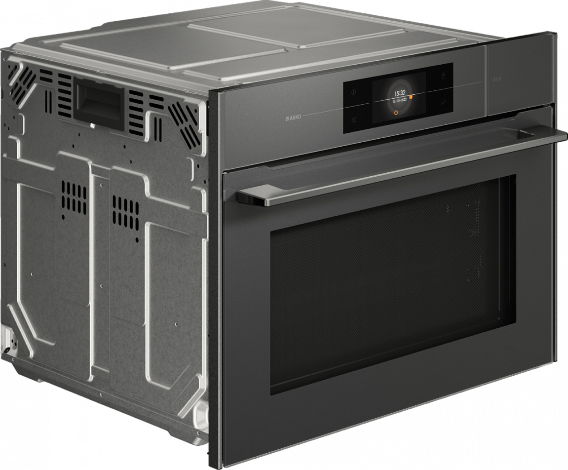 Компактный духовой шкаф с функцией пароварки и СВЧ Asko OCSM8478GG