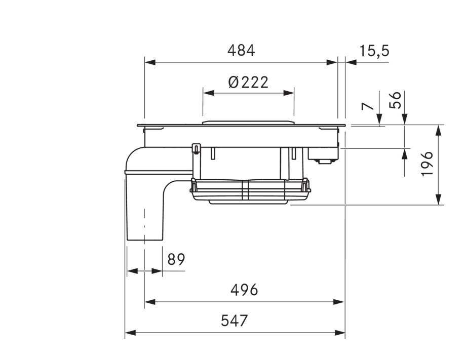 Cтеклокерамическая варочная панель Hyper с встроенной вытяжкой (отвод воздуха) BORA BHA