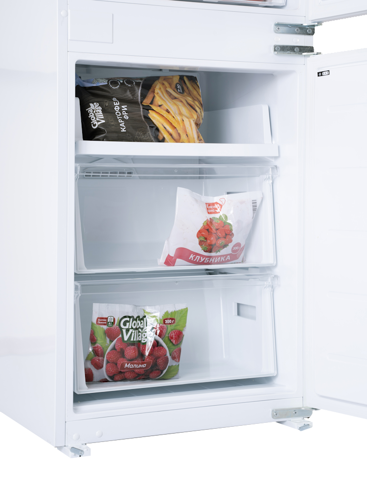 Интегрируемый холодильно-морозильный шкаф GRAUDE IKG 200.3