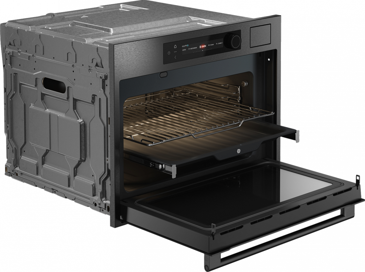 Компактный духовой шкаф с функцией пароварки и СВЧ Asko OCSM64BSH