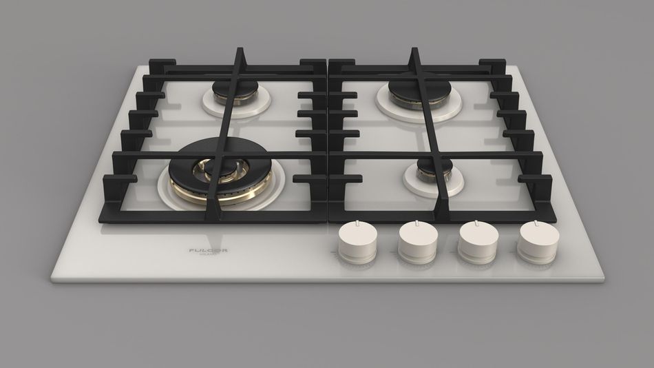 Газовая варочная панель Fulgor Milano FPH 604 G WK WHG