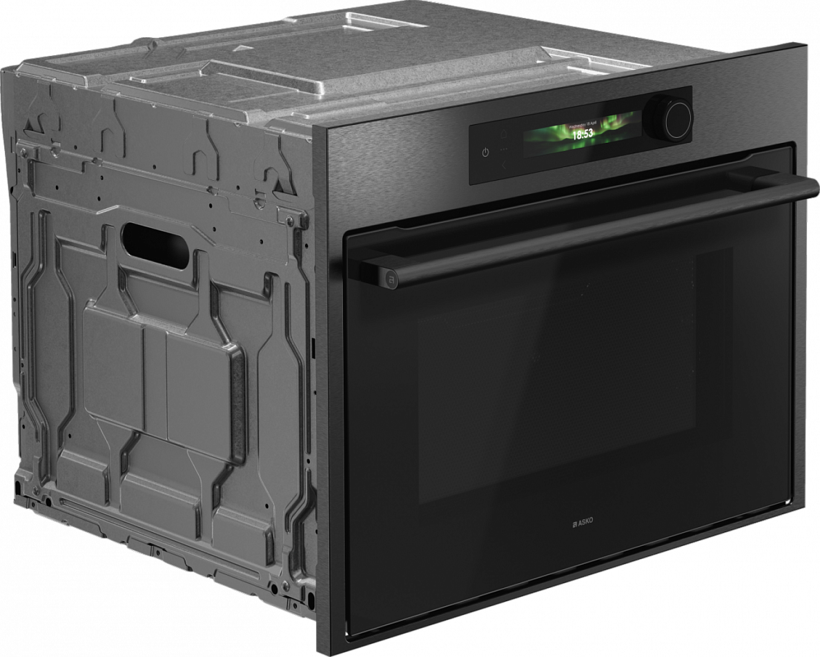 Компактный духовой шкаф с функцией СВЧ Asko OCM64BSH