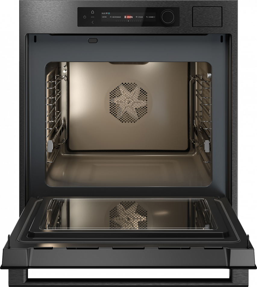 Духовой шкаф с функцией пароварки и СВЧ Asko OCSM66BSH