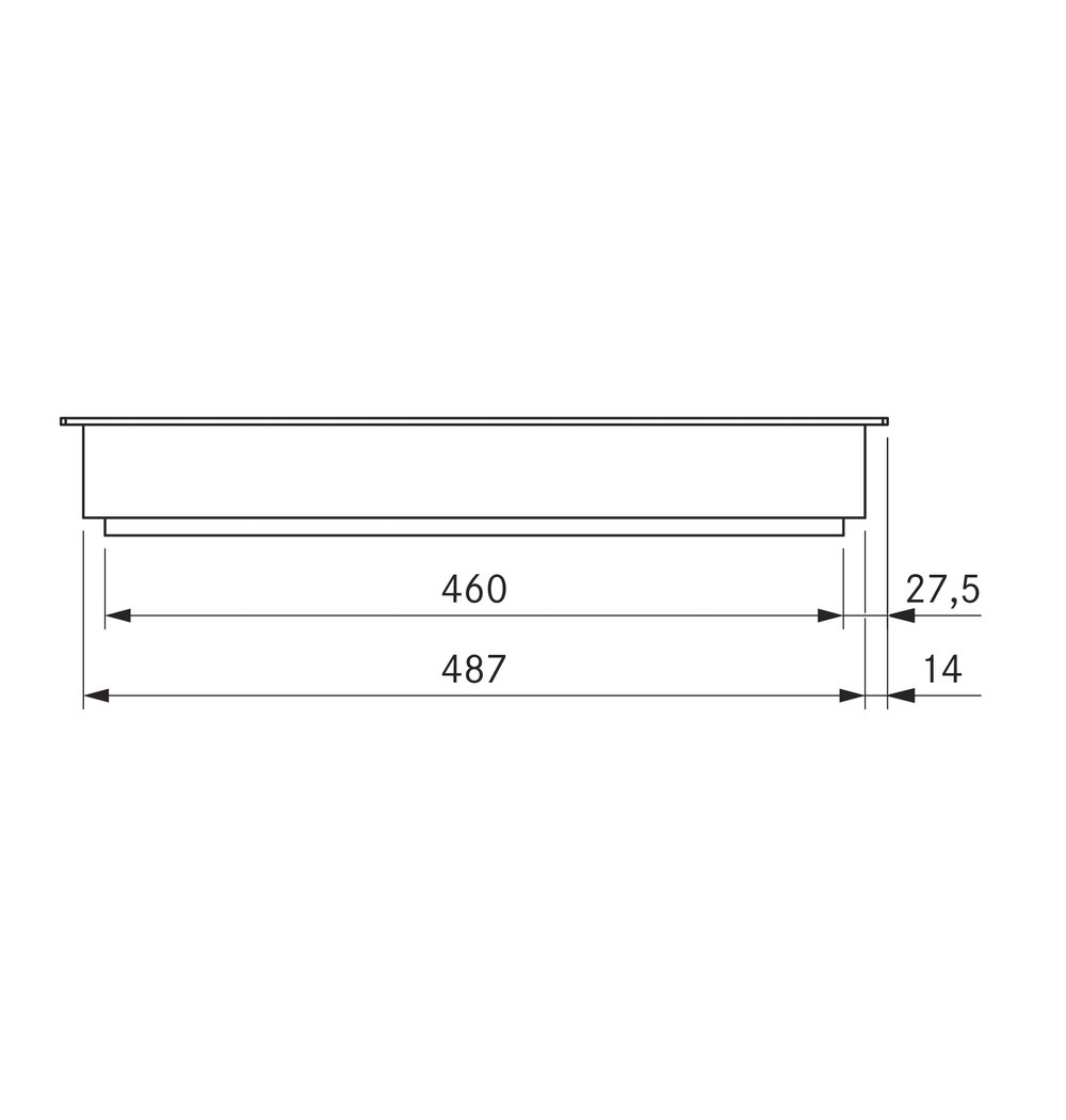 Тэппан-гриль с 2 конфорками BORA CKT из нержавеющей стали