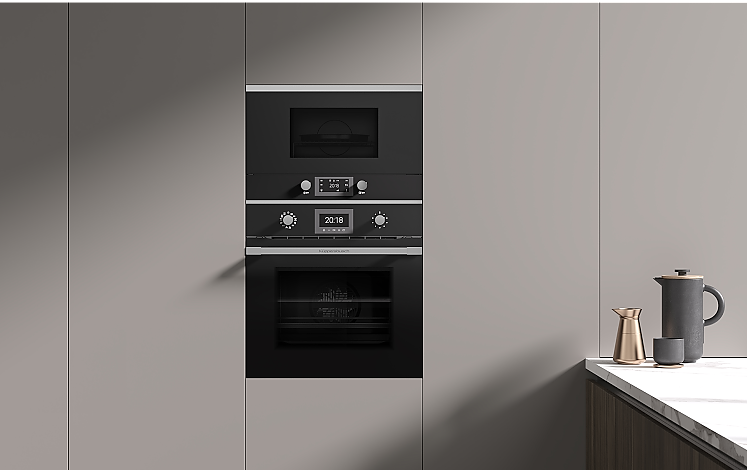 Комбинированный духовой шкаф с паром BD 6340.0 S3 серебристый хром Куперсбуш / Kuppersbusch