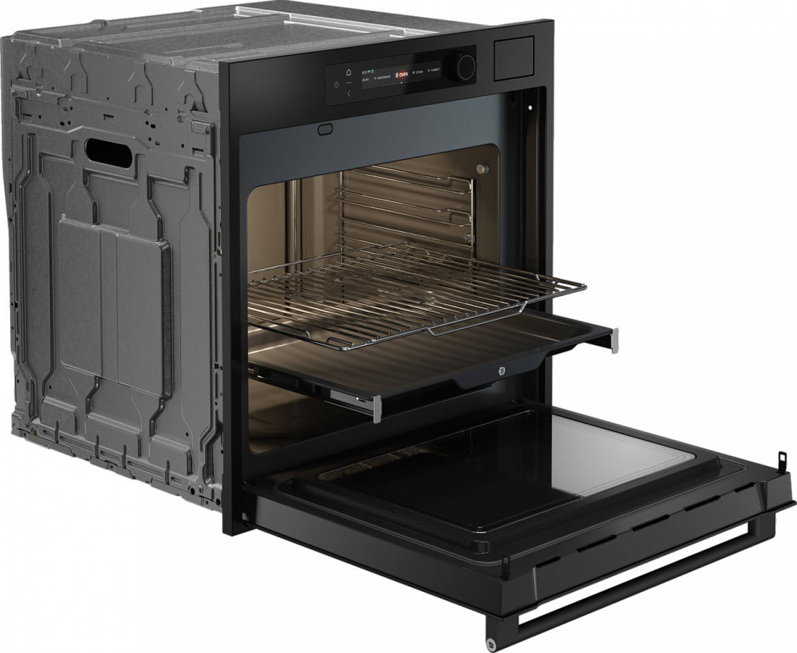 Духовой шкаф с функцией пароварки и СВЧ Asko OCSM66GSH