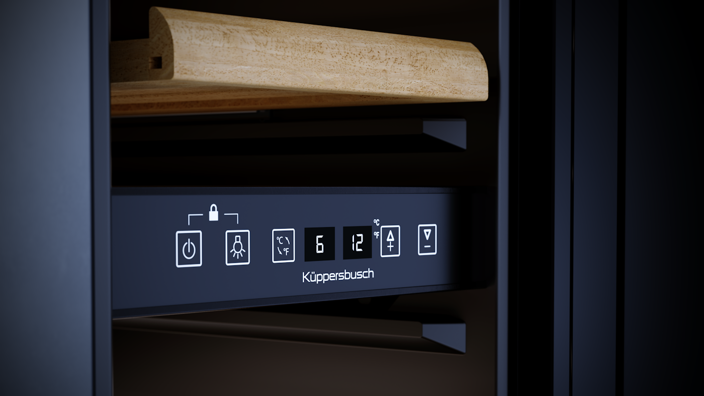 Встраиваемый винный шкаф FWKU 1531.0 S Куперсбуш / Kuppersbusch