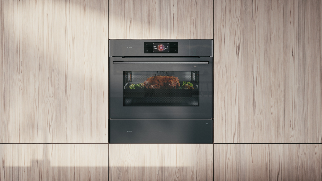 Компактный духовой шкаф с функцией пароварки и СВЧ Asko OCSM8478GG