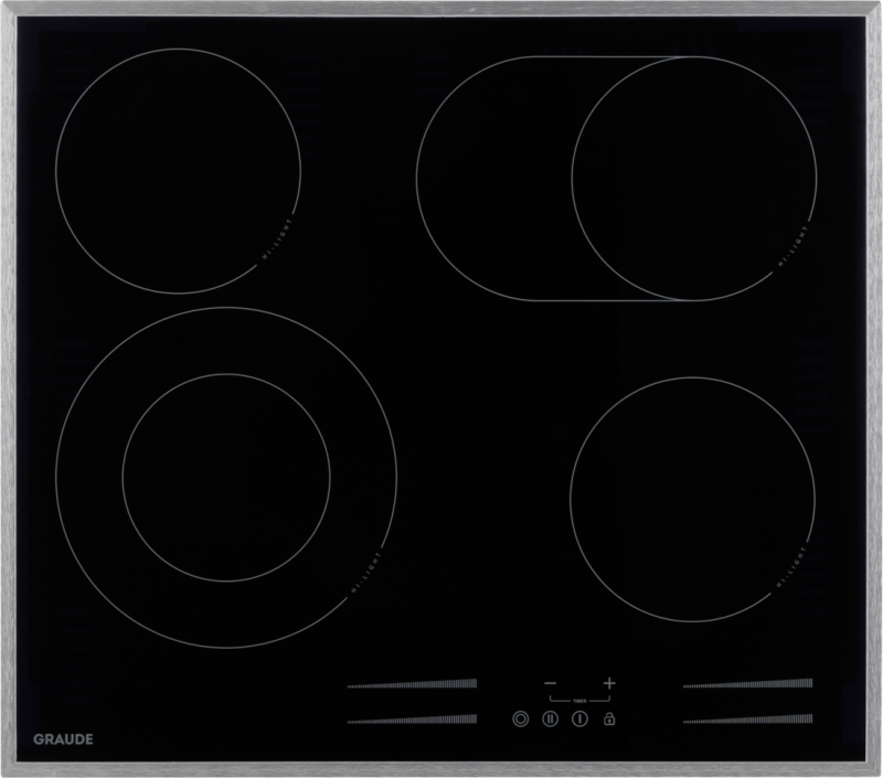 Стеклокерамическая  варочная панель GRAUDE EK 60.2 E