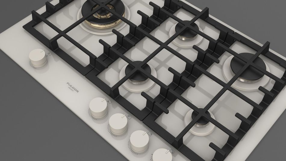 Газовая варочная панель Fulgor Milano FPH 755 G WK WHG