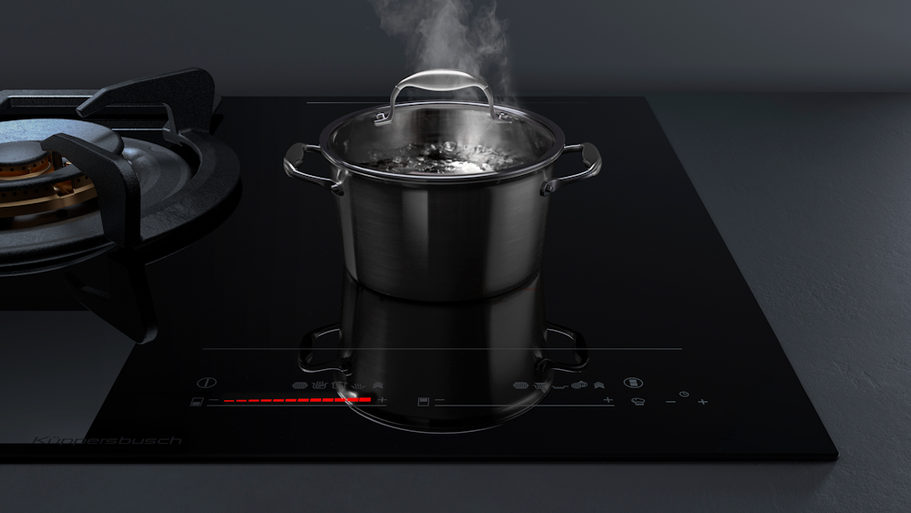 Газовая варочная панель с индукцией KIG 6850.0 SR-E5 Куперсбуш / Kuppersbusch
