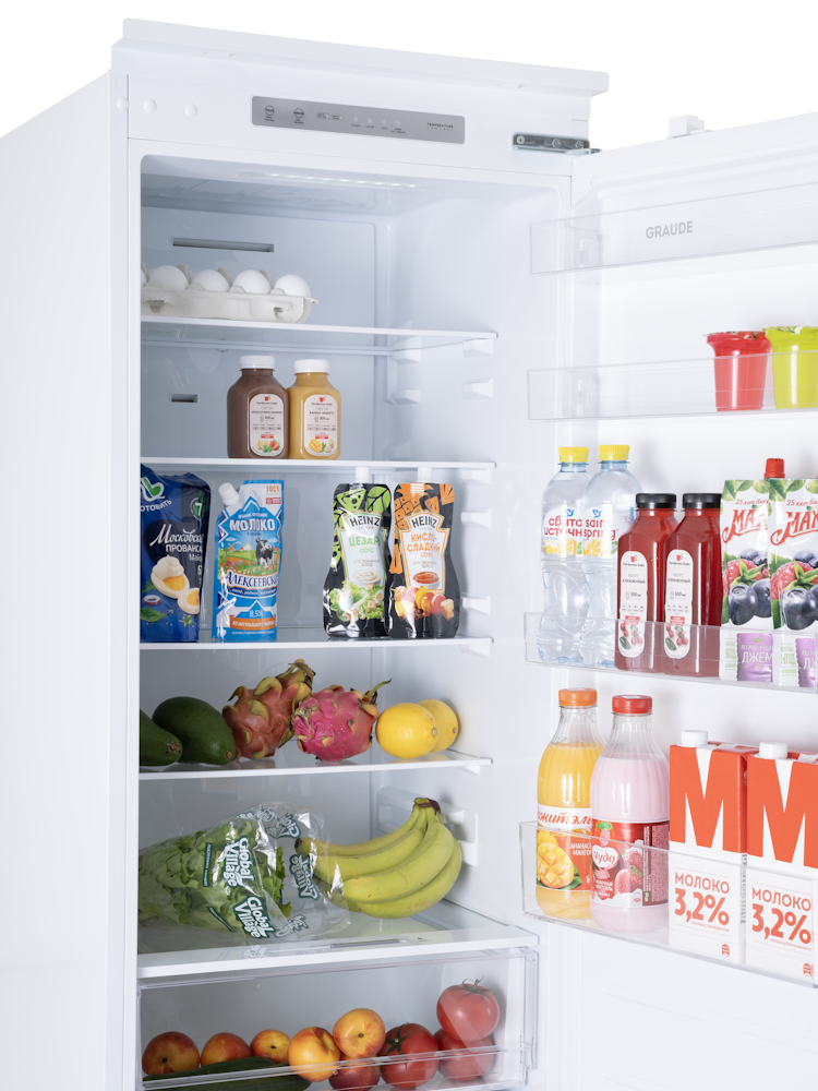 Интегрируемый холодильно-морозильный шкаф GRAUDE IKG 200.3