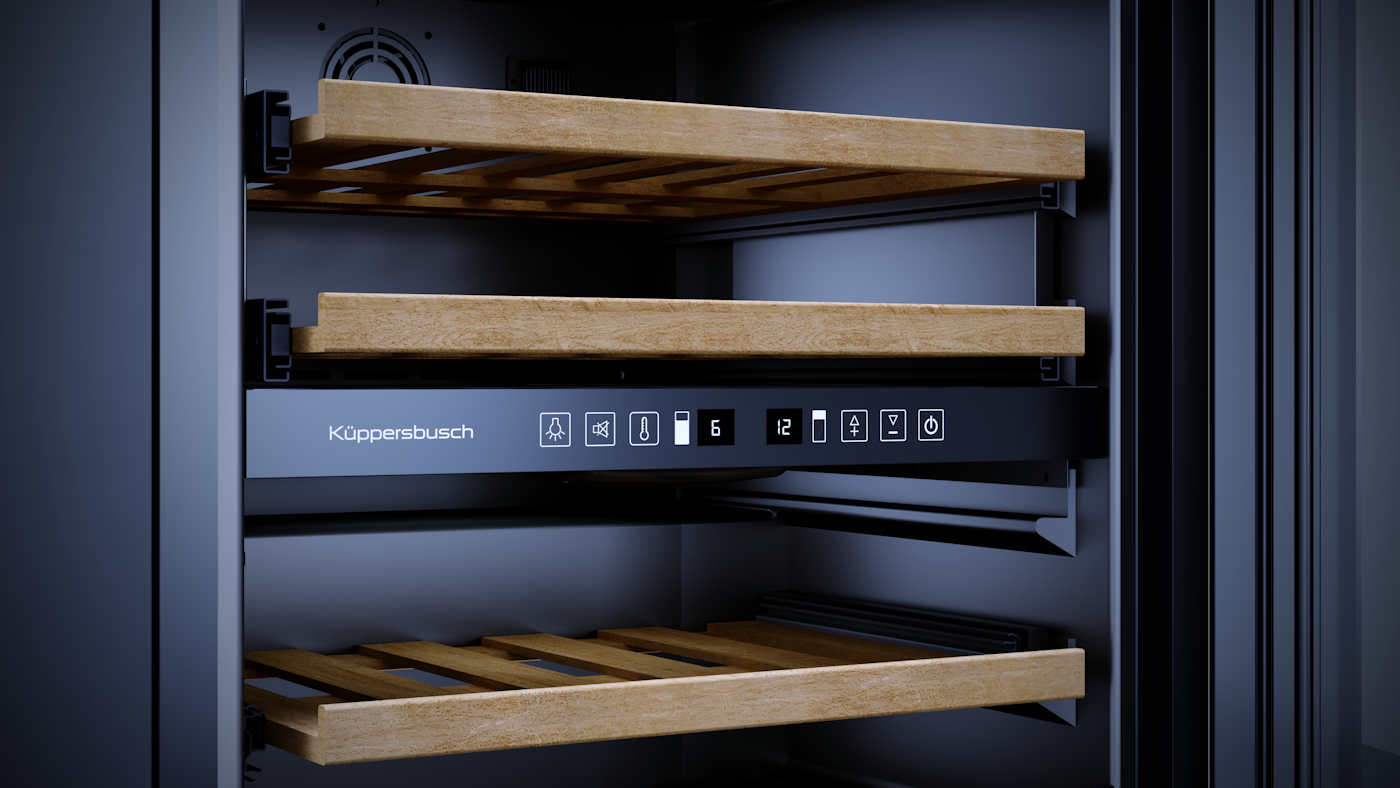 Встраиваемый винный шкаф FWK 6862.0 S Куперсбуш / Kuppersbusch