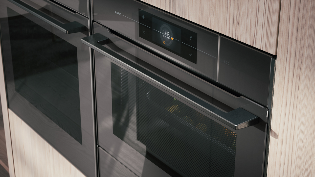 Компактный духовой шкаф с функцией пароварки и СВЧ Asko OCSM8478GG