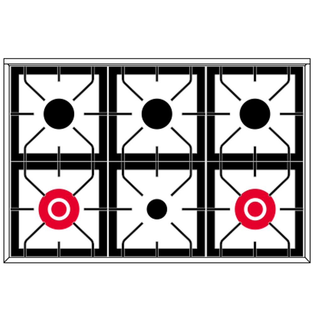 Кухонный блок Professional Plus ILVE P366DDWSY