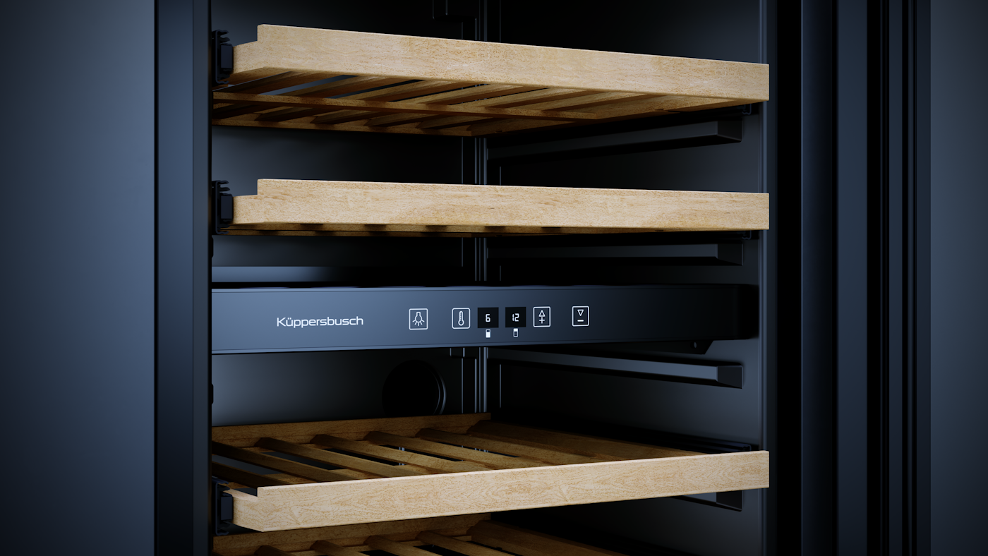 Встраиваемый винный шкаф FWK 2852.0 S Куперсбуш / Kuppersbusch