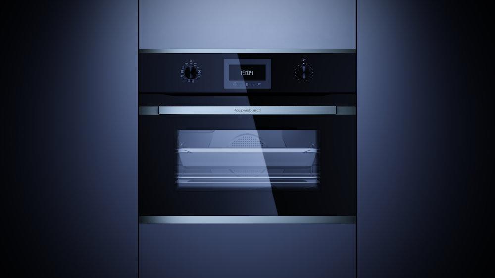 Компактный духовой шкаф с паром Kuppersbusch CBD 6340.0 S1 Stainless Steel