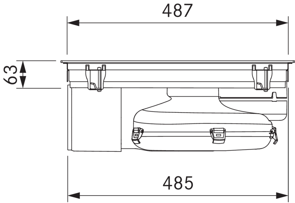 Индукционная варочная панель со встроенной вытяжкой BORA PUXU