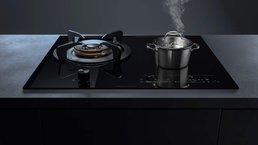 Газовая варочная панель с индукцией KIG 6850.0 SR-E5 Куперсбуш / Kuppersbusch