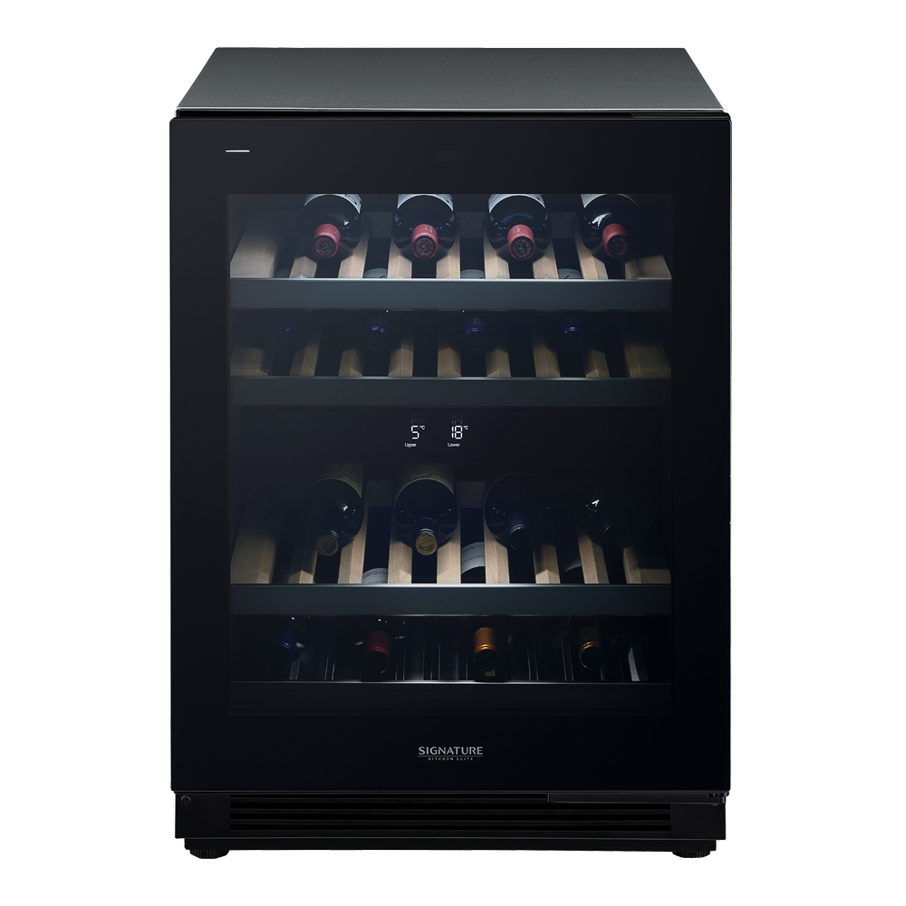 Винный шкаф встраиваемый под столешницу Signature Kitchen Suite SKSUW2401G Push to Open