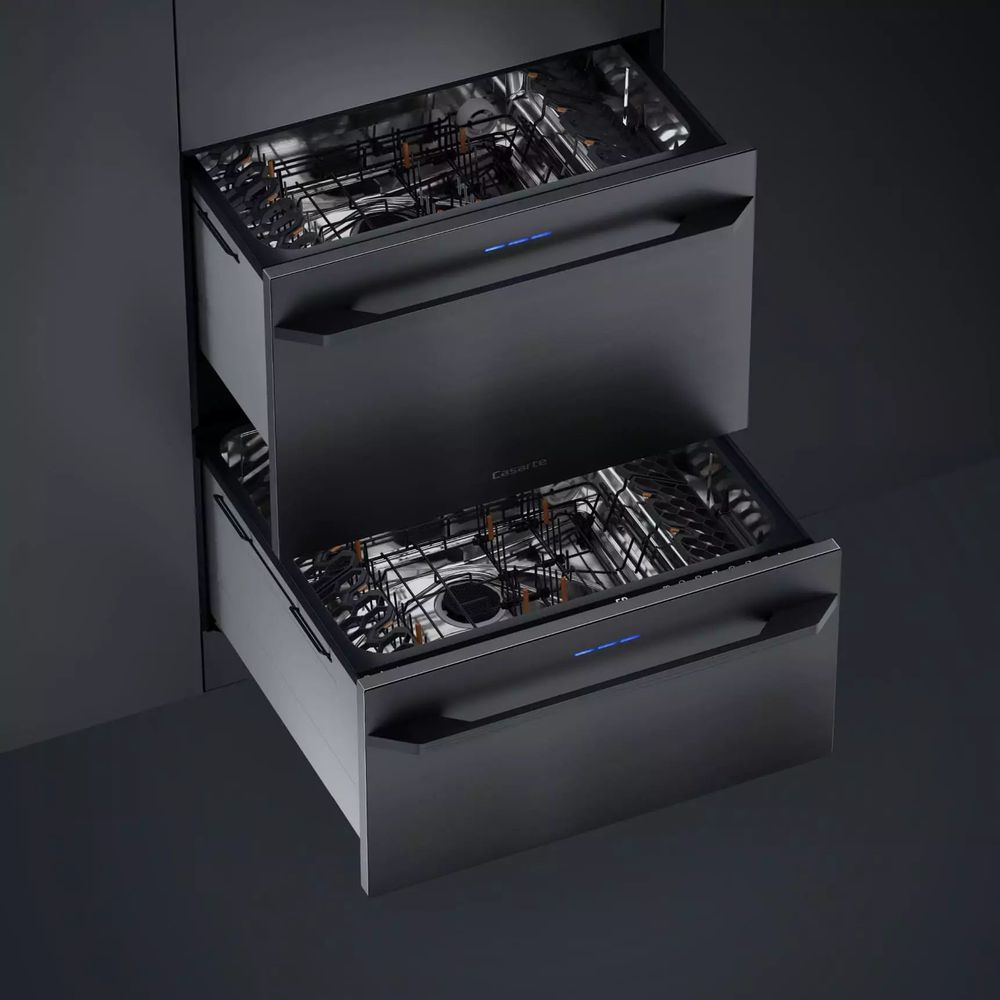 Двухдверная встраиваемая посудомоечная машина Casarte Double Drawer CASDWD14379BU
