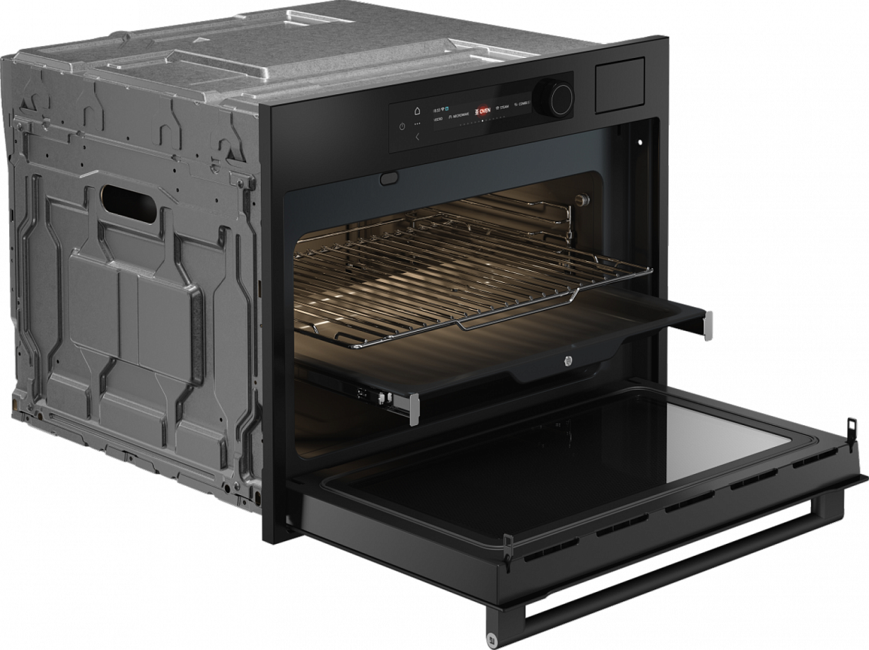 Компактный духовой шкаф с функцией пароварки и СВЧ Asko OCSM64GSH
