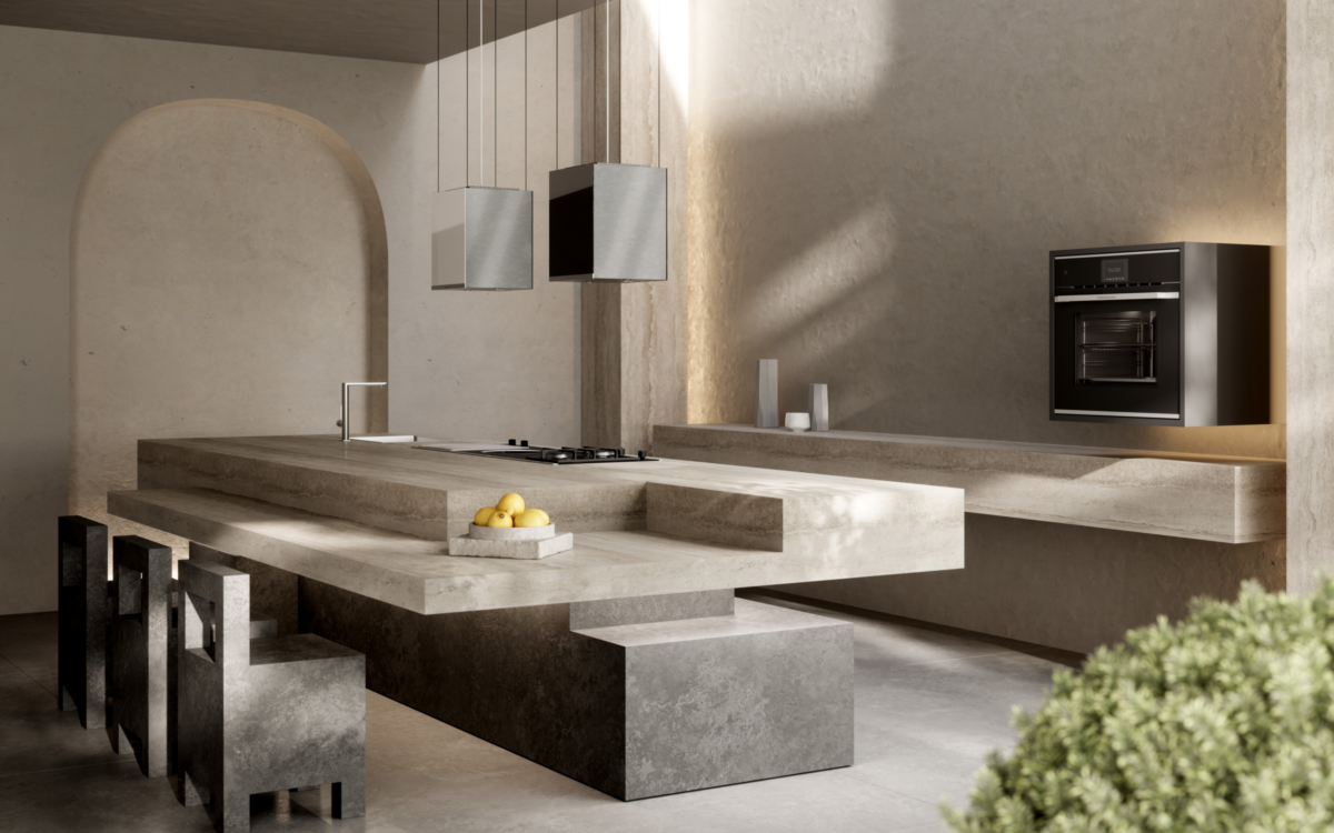 Островная вытяжка Kuppersbusch DI 3800.0 W1 Stainless Steel