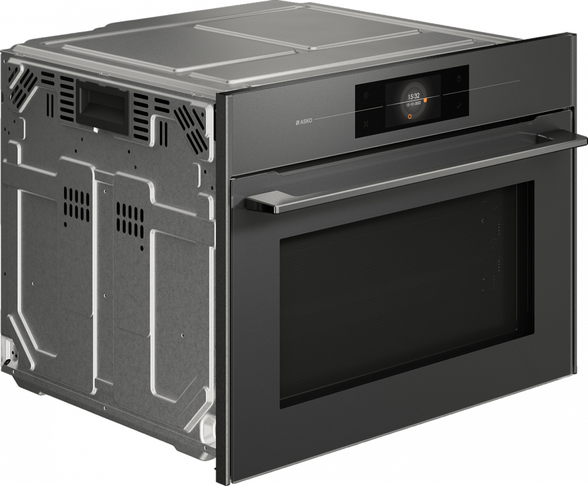Компактный духовой шкаф с функцией СВЧ Asko OCM8478GG