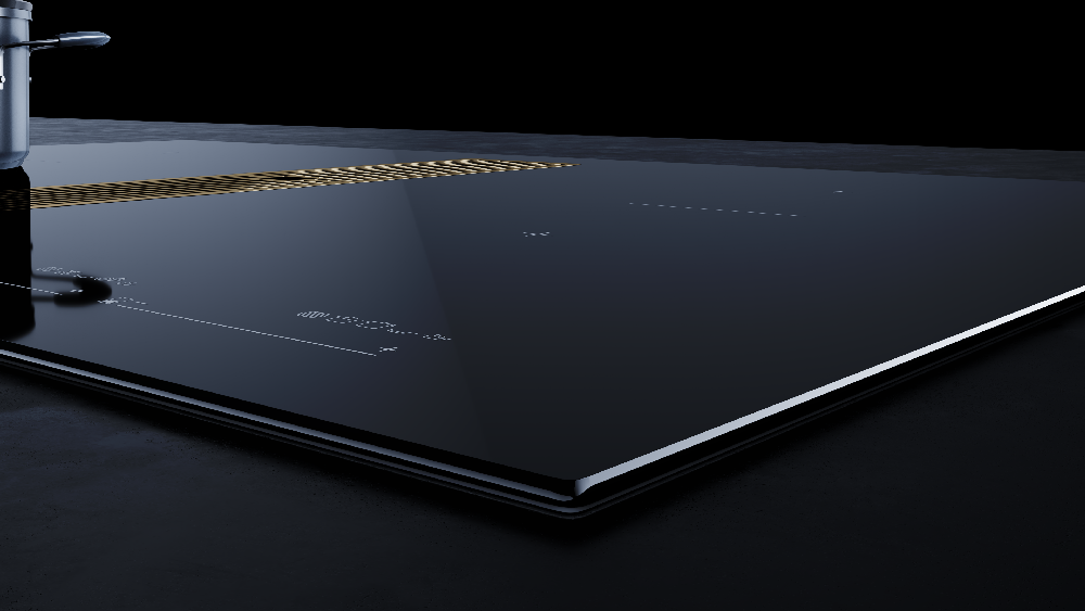 Индукционная варочная панель с вытяжкой KMI 8590.0 SR золотой Куперсбуш / Kuppersbusch