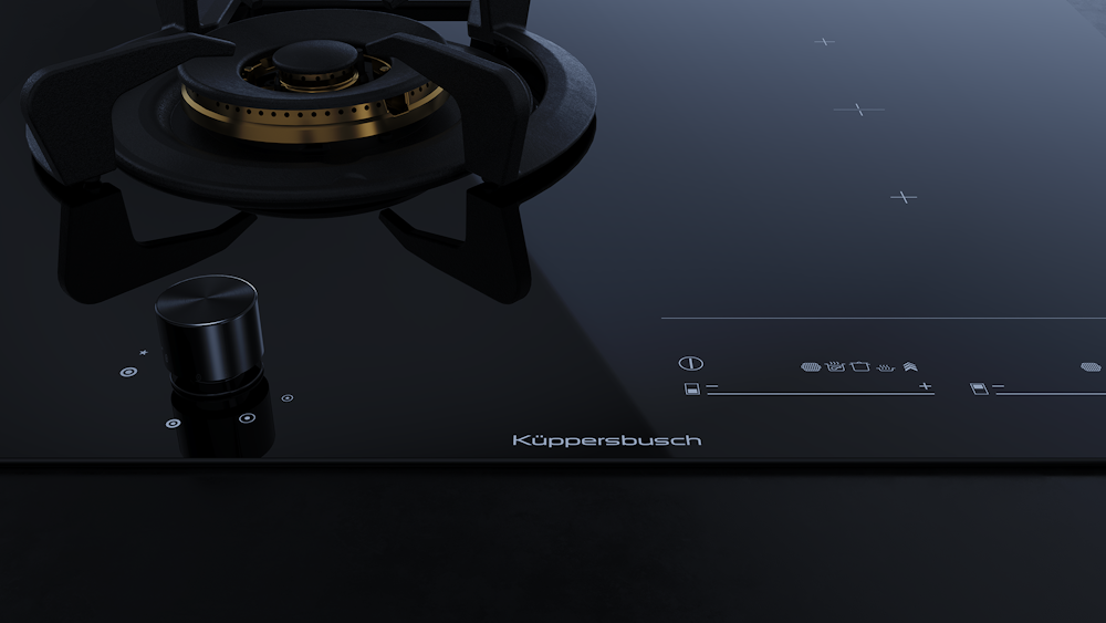 Газовая варочная панель с индукцией KIG 6850.0 SR-E5 Куперсбуш / Kuppersbusch