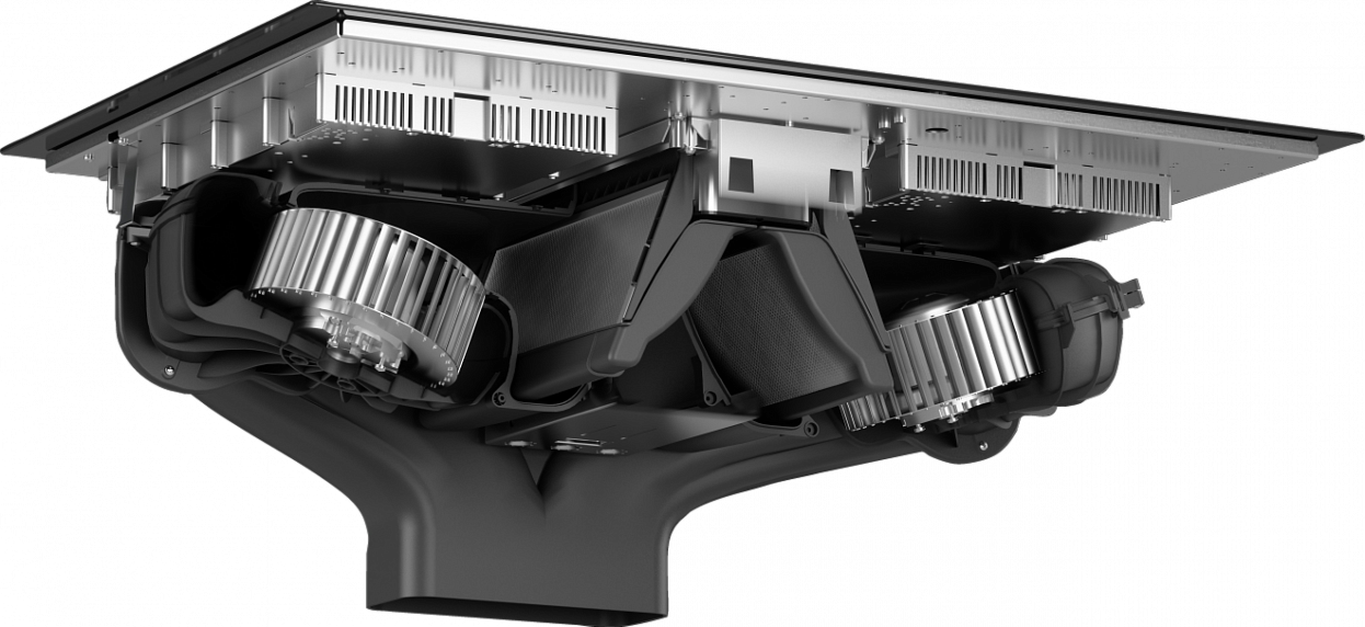 Индукционная варочная панель со встроенной вытяжкой Asko HIHD854GF
