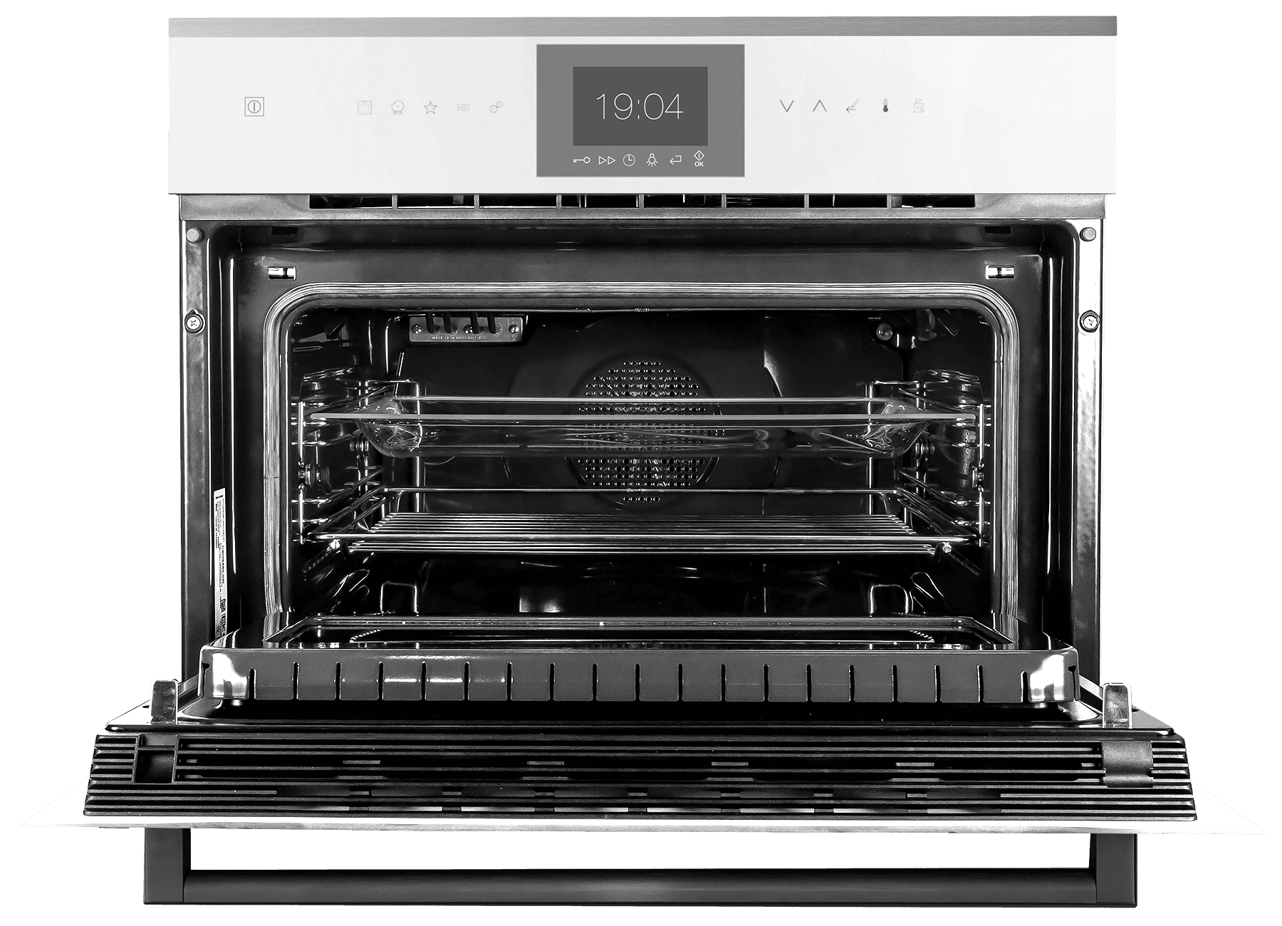 Компактный духовой шкаф с микроволнами Kuppersbusch CBM 6550.0 W1 Stainless Steel — фото 2