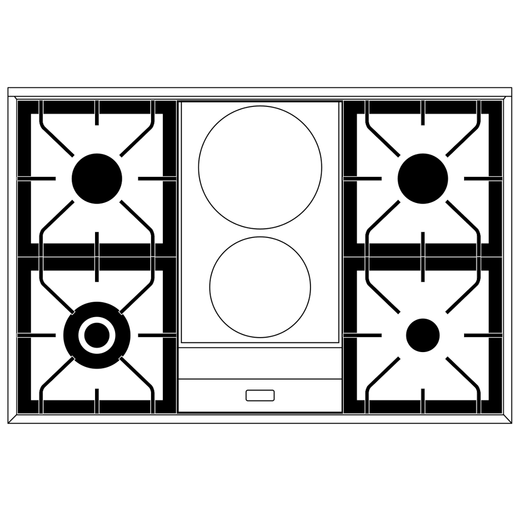 Кухонный блок ILVE Professional Plus PD10IWE3