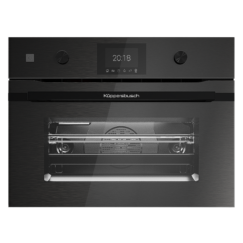 Компактный духовой шкаф с микроволнами CBM 6350.0 GPH 6 черная сталь Куперсбуш / Kuppersbusch