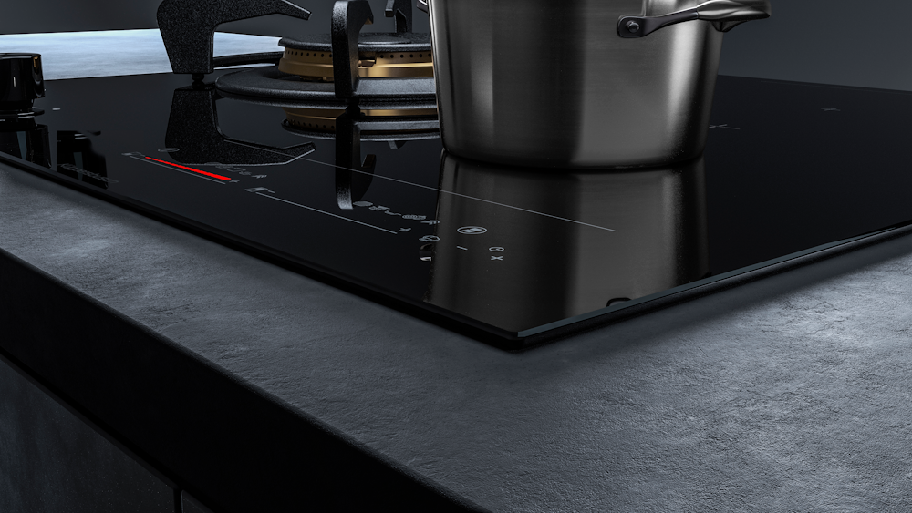 Газовая варочная панель с индукцией KIG 6850.0 SR-E5 Куперсбуш / Kuppersbusch