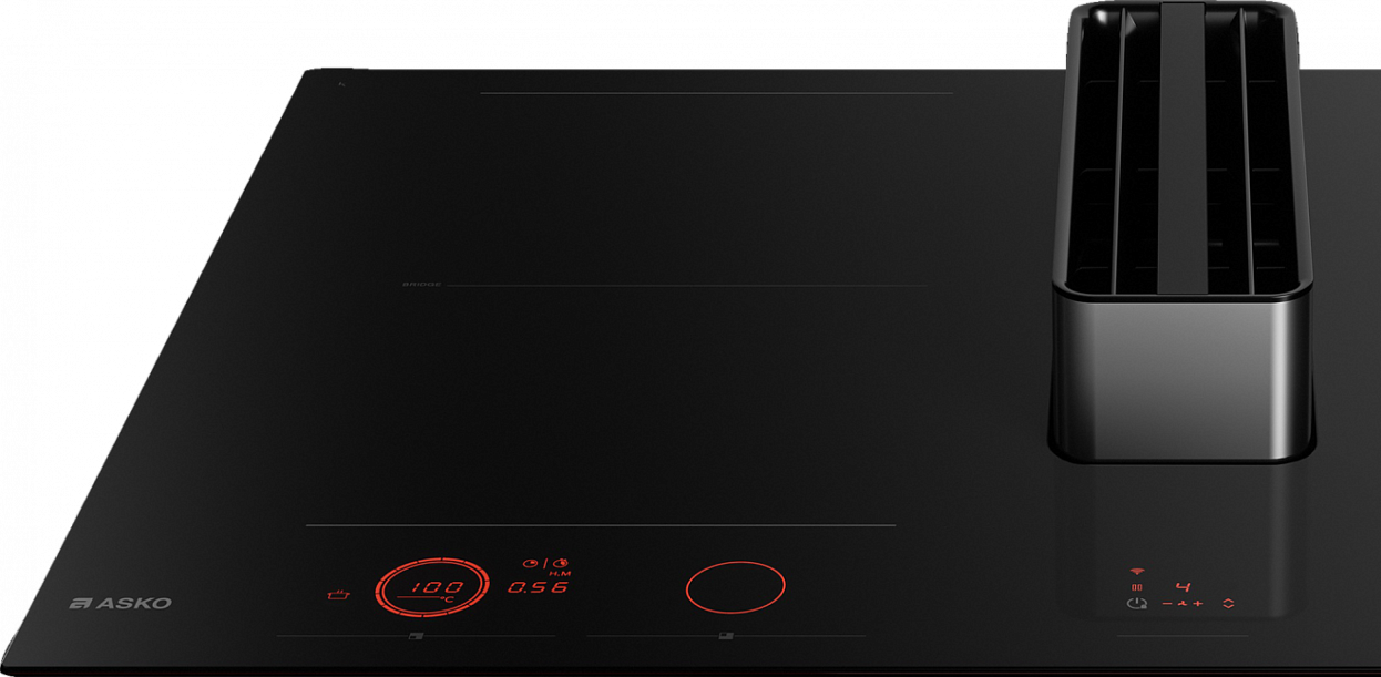 Индукционная варочная панель со встроенной вытяжкой Asko HIHD854GF