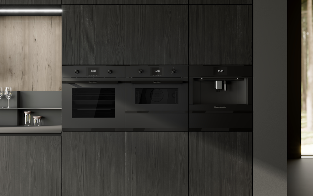 Компактный духовой шкаф с микроволнами Kuppersbusch CBM 6330.0 KSM6 MattBlack