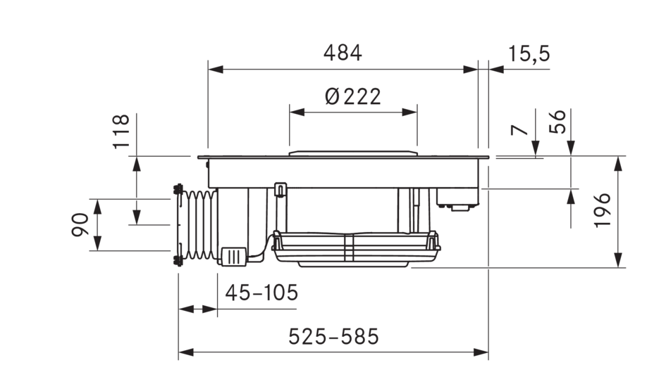 Cтеклокерамическая варочная панель Hyper с встроенной вытяжкой (рециркуляция) BORA BHU
