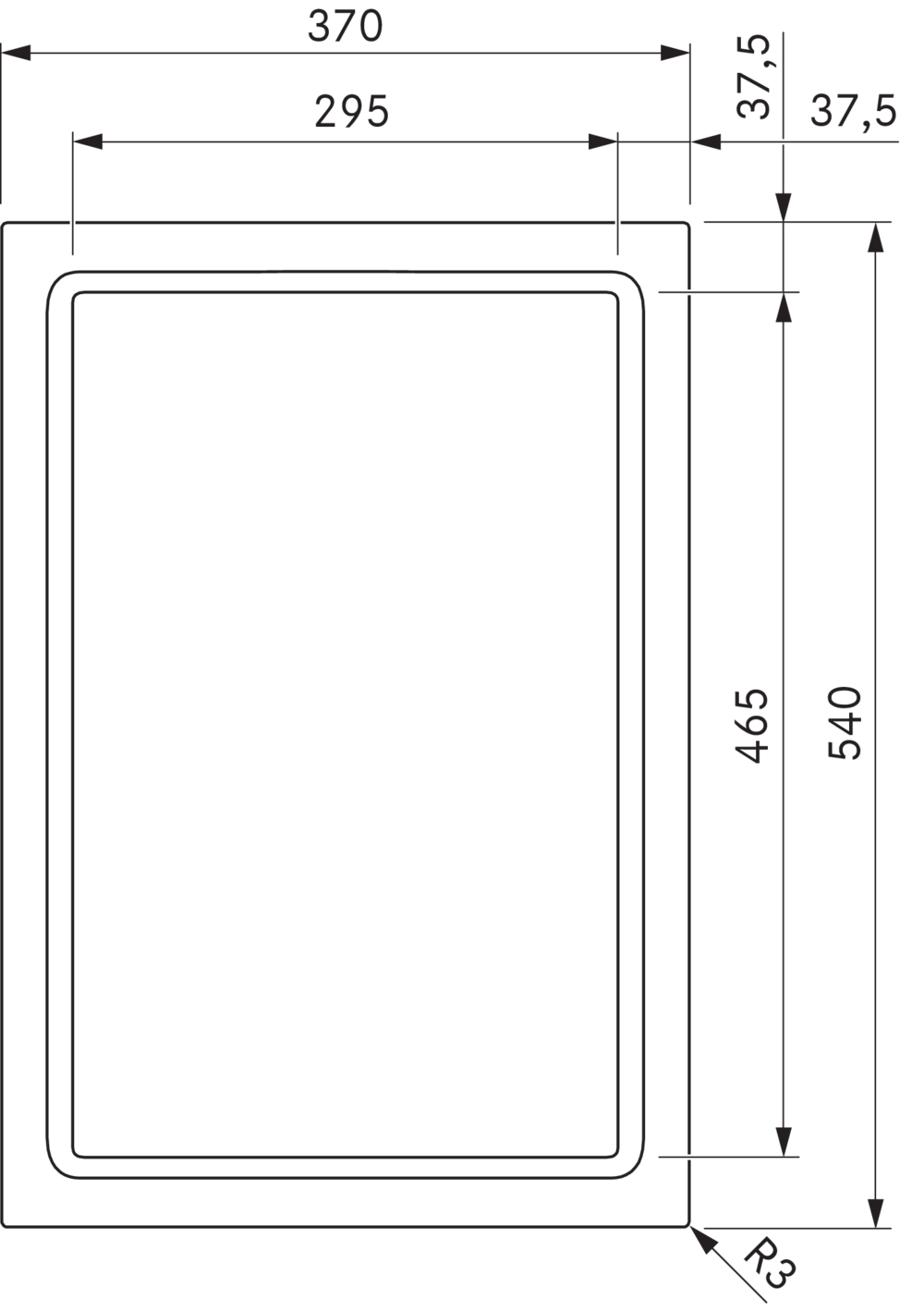 Тэппан-гриль с двумя конфорками BORA PKT3 из нержавеющей стали