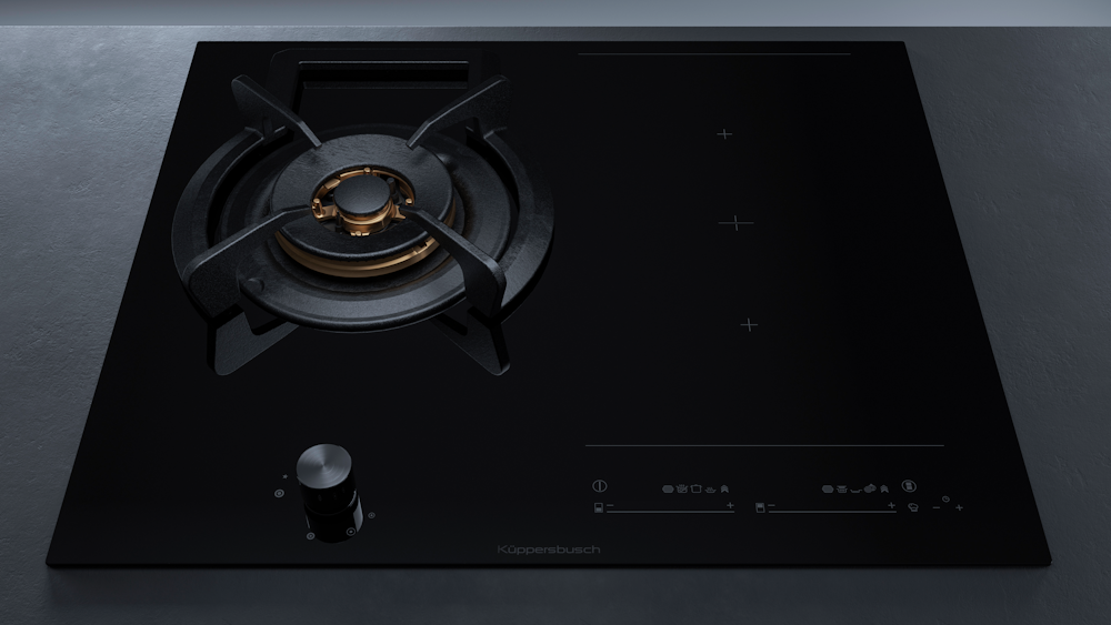 Газовая варочная панель с индукцией KIG 6850.0 SR-E5 Куперсбуш / Kuppersbusch