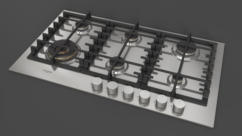 Газовая варочная панель Fulgor Milano FPH 906 G WK X