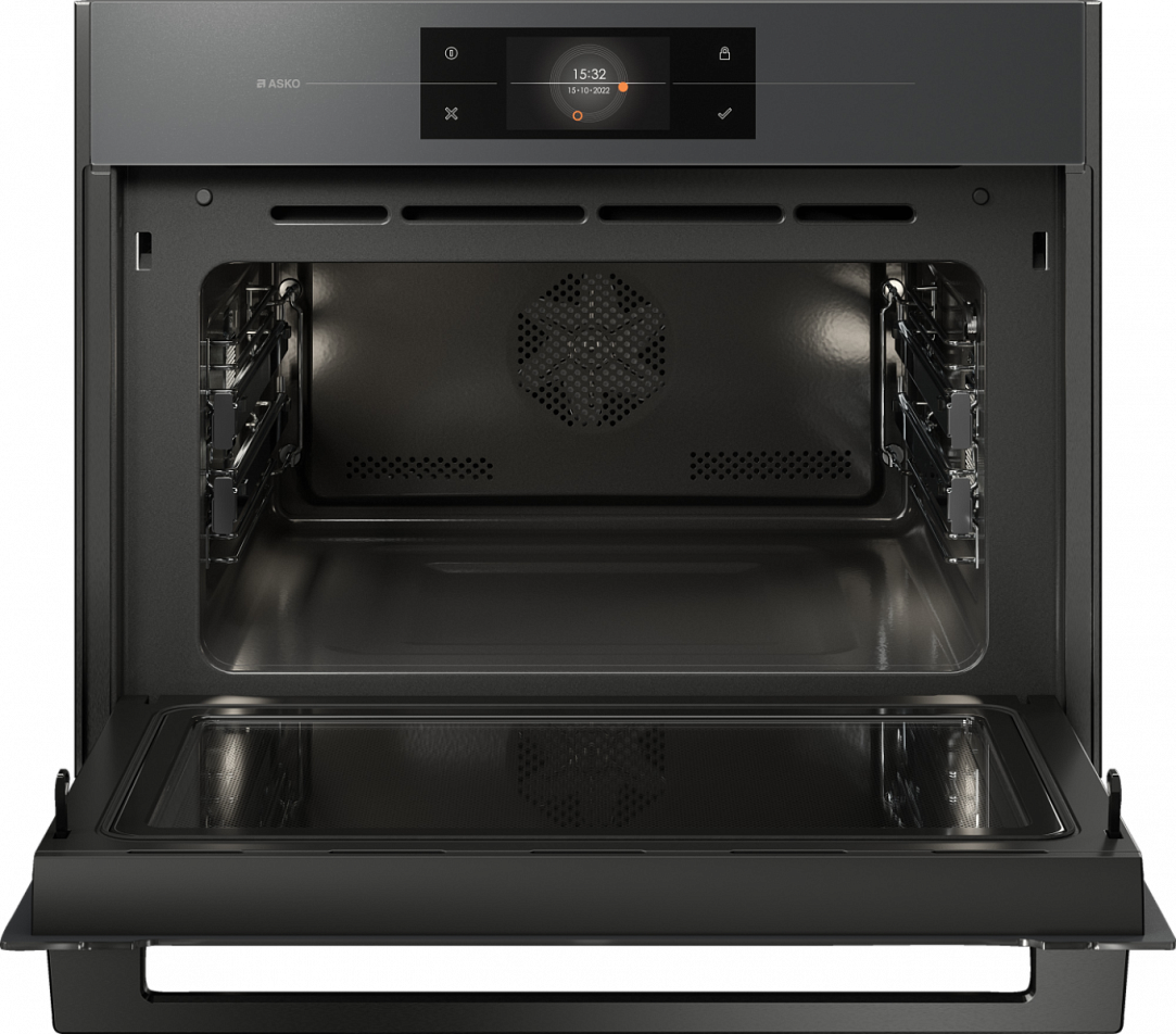 Компактный духовой шкаф с функцией СВЧ Asko OCM8478GG