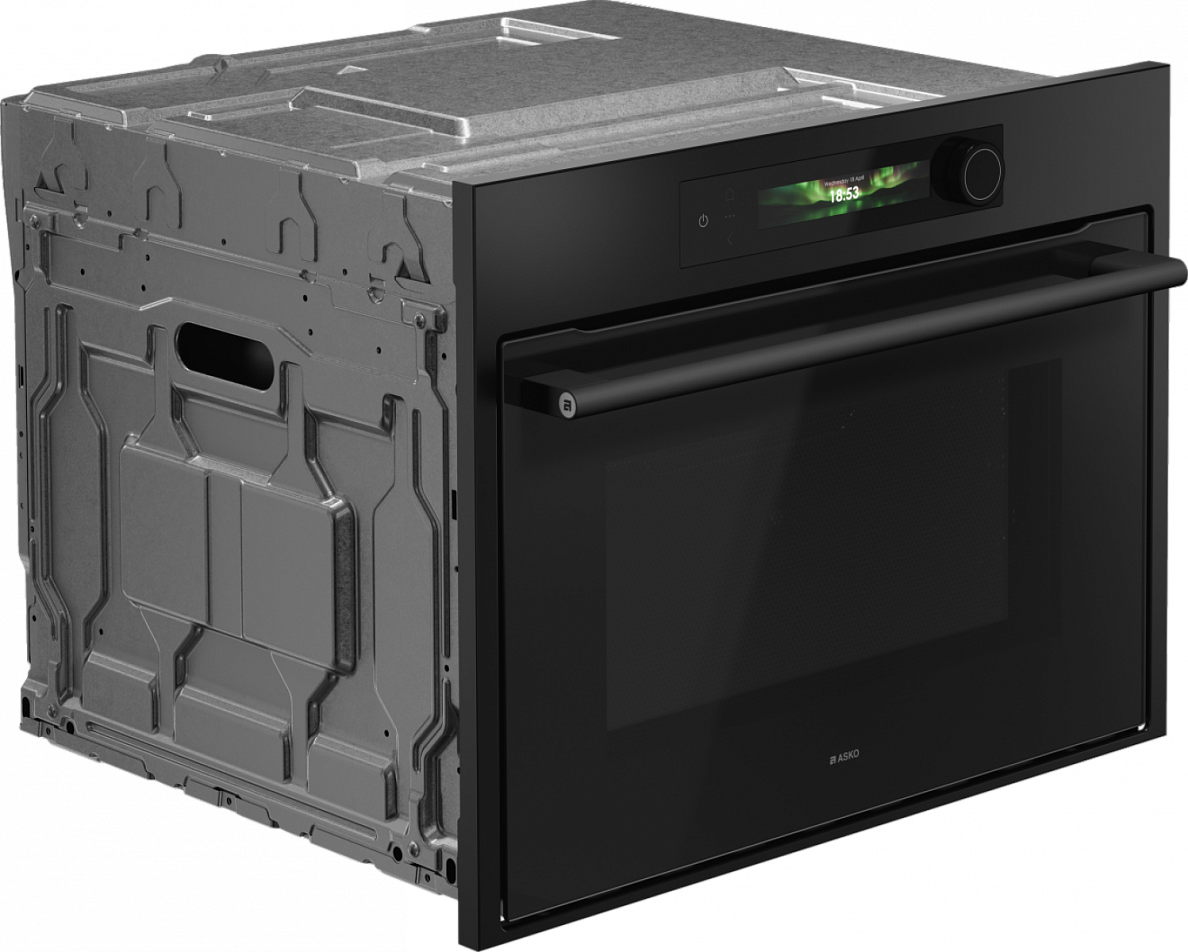 Компактный духовой шкаф с функцией СВЧ Asko OCM64GSH