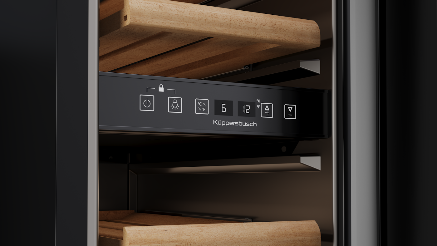Встраиваемый винный шкаф FWKU 1531.0 S Куперсбуш / Kuppersbusch