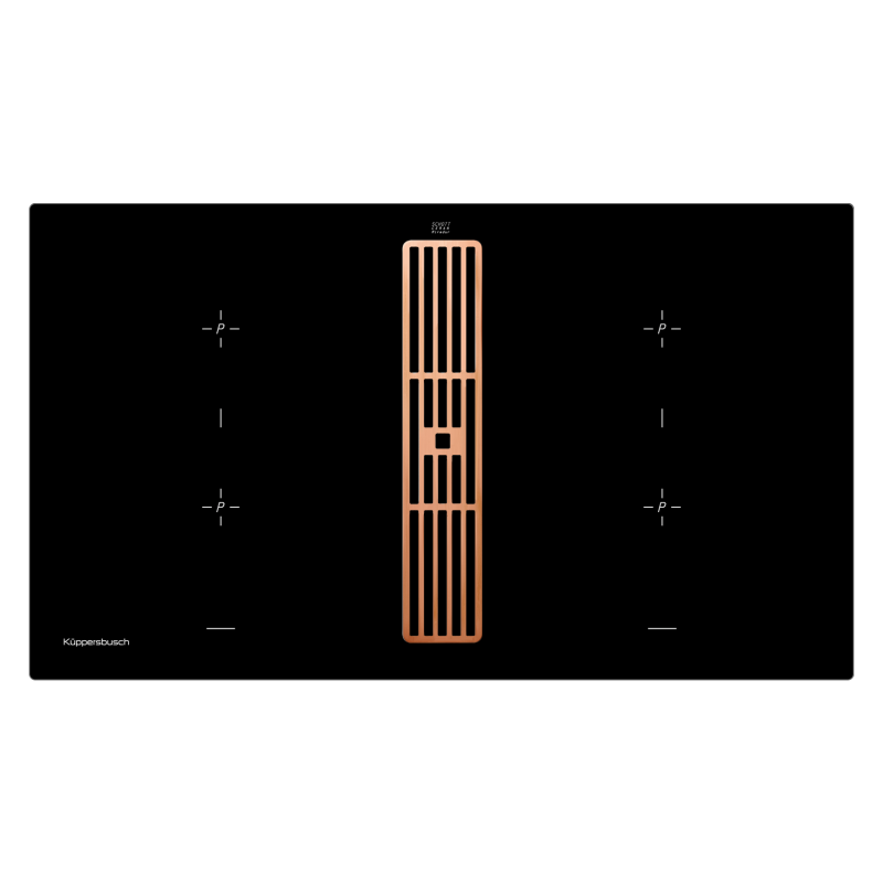 Индукционная варочная панель с вытяжкой KMI 9850.0 SR медь Куперсбуш / Kuppersbusch