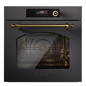 Духовой шкаф ILVE Nostalgie OV601NL3/MGG матовый графит (фурн. латунь)